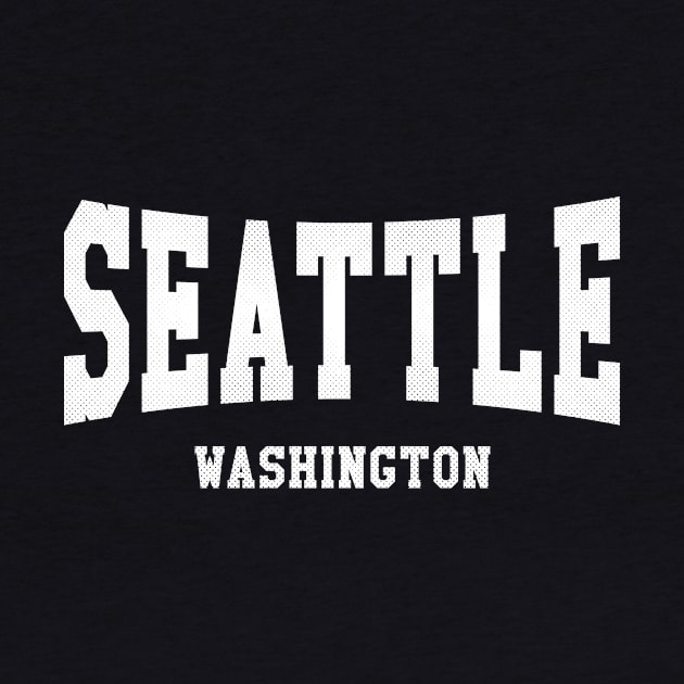 Seattle, Washington - WA Arched Type by thepatriotshop